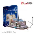 Cubic Fun Puzzle 3D Notre Dame (Światło)