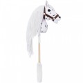 Tootiny Koń na kiju Hobby Horse HOPPIHORSE A3 Leopard - biały, maść tarantowata