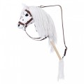 Tootiny Koń na kiju Hobby Horse HOPPIHORSE A3 Leopard - biały, maść tarantowata