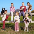 Tootiny Koń na kiju Hobby Horse HOPPIHORSE A4 Bay - ciemny brąz, maść gniada