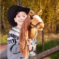 Tootiny Koń na kiju Hobby Horse HOPPIHORSE A3 Chestnut - brąz, maść kasztanowata