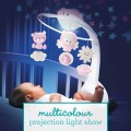 B-kids Infantino Muzyczna karuzelka 3w1 pudrowy róż