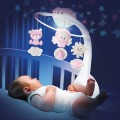 B-kids Infantino Muzyczna karuzelka 3w1 pudrowy róż