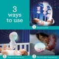 B-kids Infantino Muzyczna karuzelka 3w1 pudrowy róż