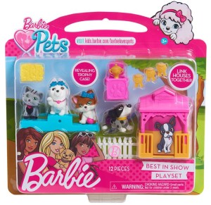 Barbie Pets zestaw do zabawy 12 części Best in Show Set