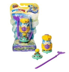 Super Things Super Zings Battle Spinners Electric Storm zolty figurka Power Batt
