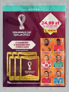 Fifa World Cup 2022 naklejkowa kolekcja multipack