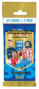 Fifa 365 Adrenalyn XL 2023 saszetka fat pack 24 karty + 2 karty Panini