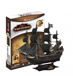 Cubic Fun Puzzle 3D Okręt piracki - Zemsta królowej Anny