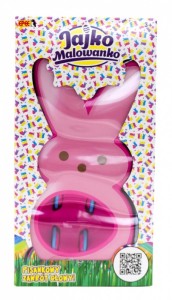 Epee Zestaw kreatywny Jajko Malowanko Królik do malowania jajek różowy