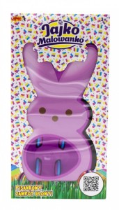 Epee Zestaw kreatywny Jajko Malowanko Królik do malowania jajek fioletowy