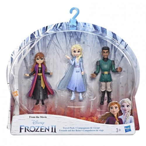 Figurki Elsa Anna i Mattia Mini Zestaw Deluxe Kraina Lodu 2 Frozen 2 Hasbro