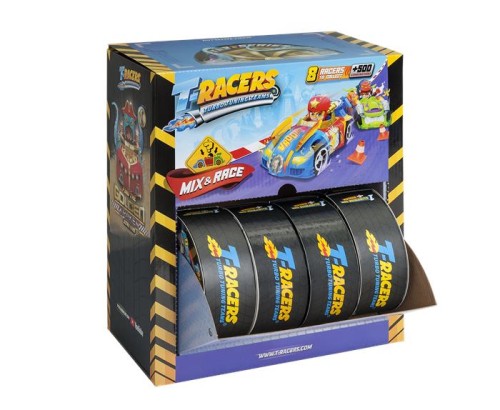T-Racers Turbo Wheel Seria 2 Zabawka Auto Kierowca 8 sztuk Box z boku.jpg