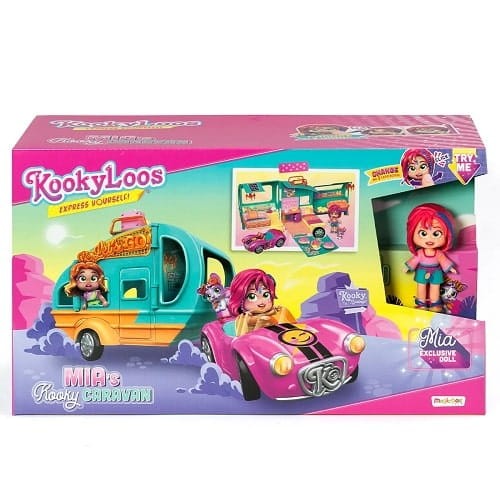 Kookyloos Mia Kooky Caravan Zestaw Auto z przyczepa Kamper opakowanie przod.jpg
