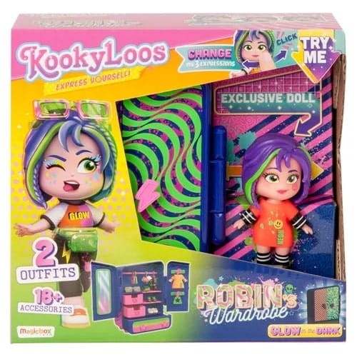 Kookyloos Robin Wardrobe Szafa z ubraniami zestaw z laleczka opakowanie.jpg