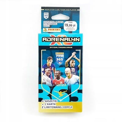 Fifa 365 Adrenalyn XL 2023 blister Panini 24 karty + 1 karta limitowana.jpg
