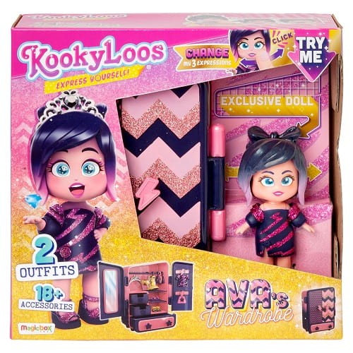 KookyLoos Wardrobe Ava's Szafa z Ubraniami zestaw z laleczką.jpg