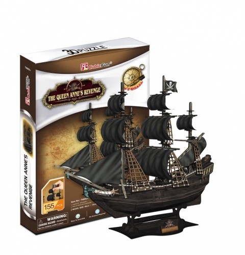 Cubic Fun Puzzle 3D Okręt piracki - Zemsta królowej Anny