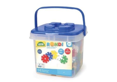 Lena Klocki Rondi w wiaderku 550 elementów