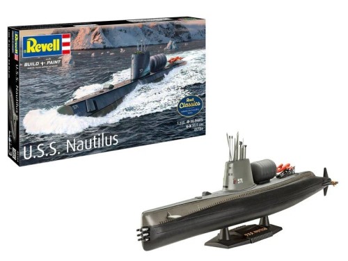 Revell Model plastikowy Statek U.S.S. Nautilus 1/305