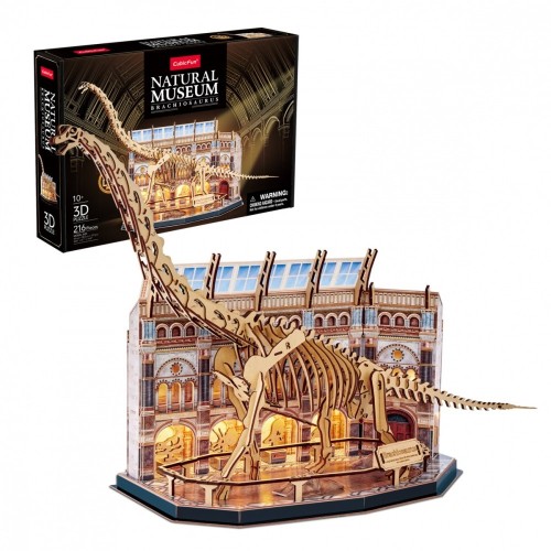 Cubic Fun Puzzle 3D LED Brachiozaur