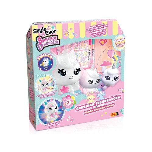 Epee Zestaw kreatywny Dekorożce Rodzinka Jednorożców Kawaii Style