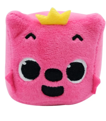 Baby-Shark-Cube-Maskotka-Pinkfong-różowy-z-koroną-fox-lisek.jpg