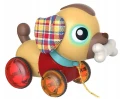 Interaktywny piesek z kością brązowy Smily Play
