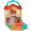 Mustang Duch wolnosci Akademia jazdy konnej Palomino Bluffs z figurka Spirit u gory.jpg