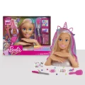 Barbie Deluxe Głowa do stylizacji i czesania Glitter Hair opakowanie z lalka.jpg