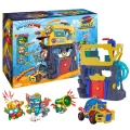 Super Zings Super Things Kwatera Glowna Heroes Headquaters zestaw MagicBox opakowanie centrum dowodzenia i pojazd z obrazkami.jpg