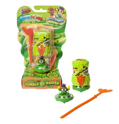 Super Things Super Zings Battle Spinners Jungle Raider zielony jasny figurka Cactubular.jpg