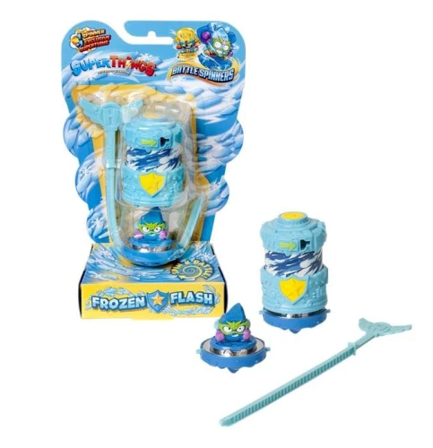 Super Things Super Zings Battle Spinners Frozen Flash niebieski jasny figurka Ice Cool.jpg