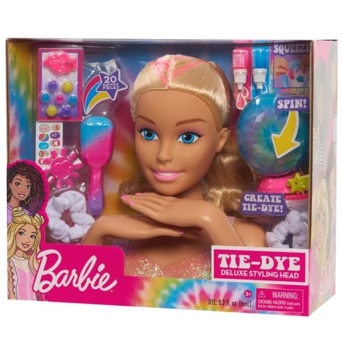 Barbie Głowa do stylizacji i czesania Deluxe TIE DYE opakowanie bok.jpg