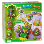Super Zings seria 8 Super Things Spike Roller Pojazd Blaster Jet figurki
