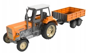 Ursus C-360 zabawka traktor Double Eagle żółty ATA Traktor manualny z przyczepą