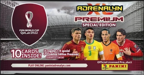 Fifa World Cup 2022 Adrenalyn XL saszetka premium z kartami.jpg