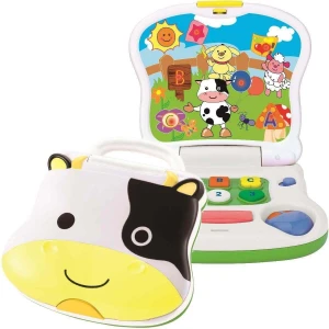  Mój pierwszy laptop krówka  Interaktywny zabawka edukacyjna Smily Play