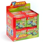 T-Racers Turbo Wheel Seria 4 Glow Racer Zabawka Auto Kierowca 8 sztuk Box