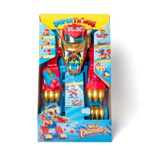 Super Zings Super Things Wild Tigerbot Wild Transformer Robot Zestaw Tygrys  Duży Robot Transformer