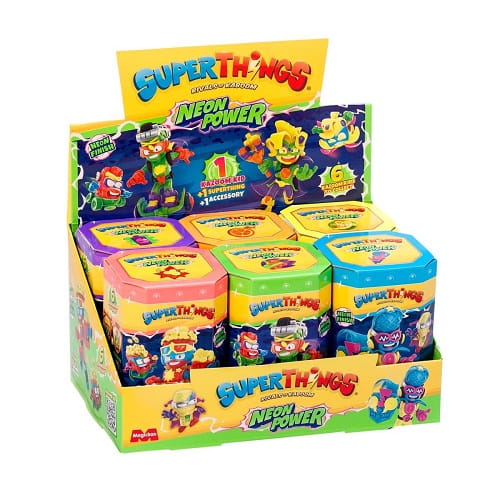 Super Zings SuperThings Kazoom Kid BOX 6 figurek seria 11 Neon Power.jpg
