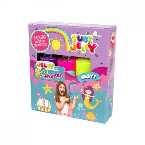 TUBAN Zestaw Tubi Jelly 3 kolory - Syrenka