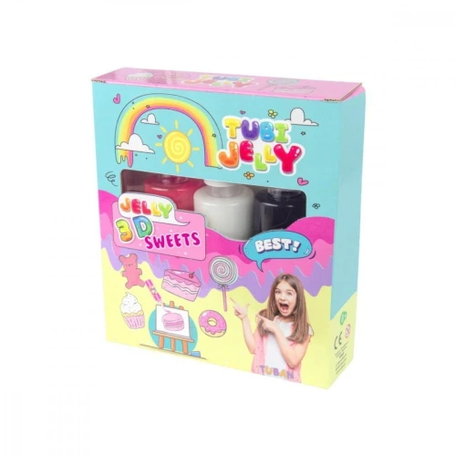 TUBAN Zestaw Tubi Jelly 3 kolory - Słodycze