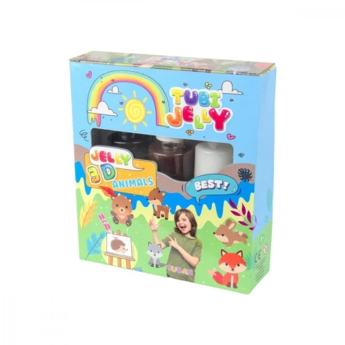 TUBAN Zestaw Tubi Jelly 3 kolory - Zwierzątka