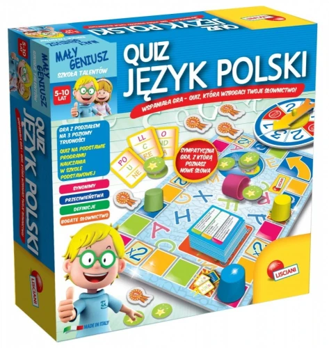 Lisciani Mały Geniusz, Quiz - Jezyk Polski