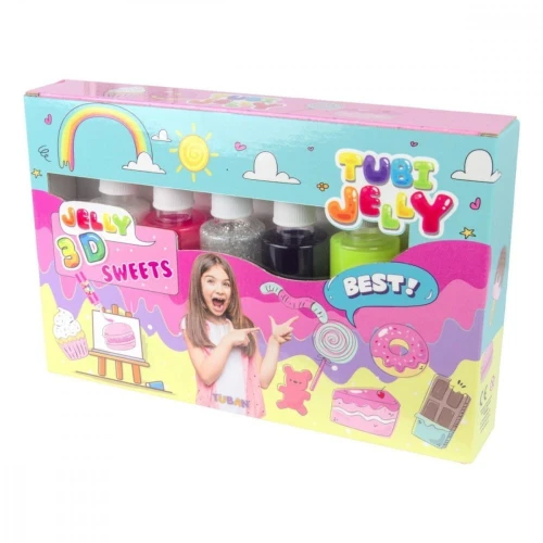 TUBAN Zestaw Tubi Jelly 6 kolorów - Słodycze