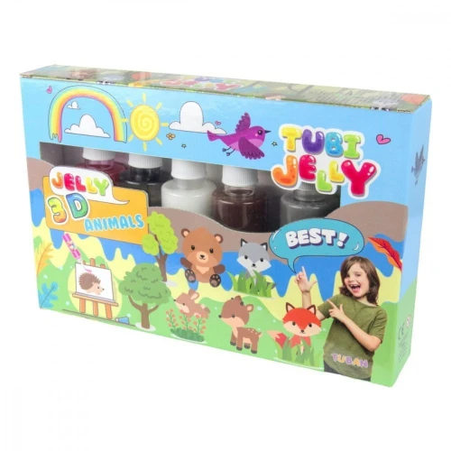 TUBAN Zestaw Tubi Jelly 6 kolorów - Zwierzątka
