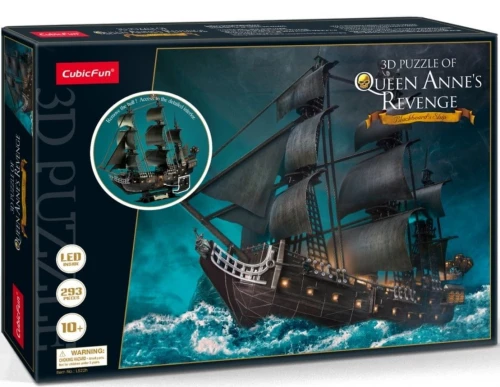 Cubic Fun Puzzle 3D LED Królowa Anna