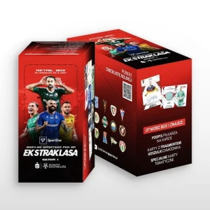 SportZoo PKO BP Ekstraklasa 2024-25 seria I - BOX 24 saszetki - 144 karty