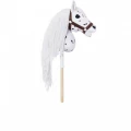 Tootiny Koń na kiju Hobby Horse HOPPIHORSE A3 Leopard - biały, maść tarantowata